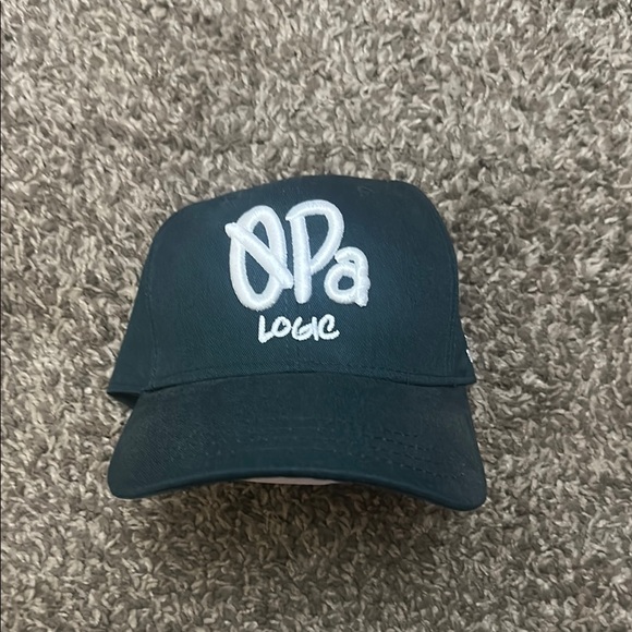 Logic No Pressure album SnapBack dark green embroidered - Picture 1 of 5